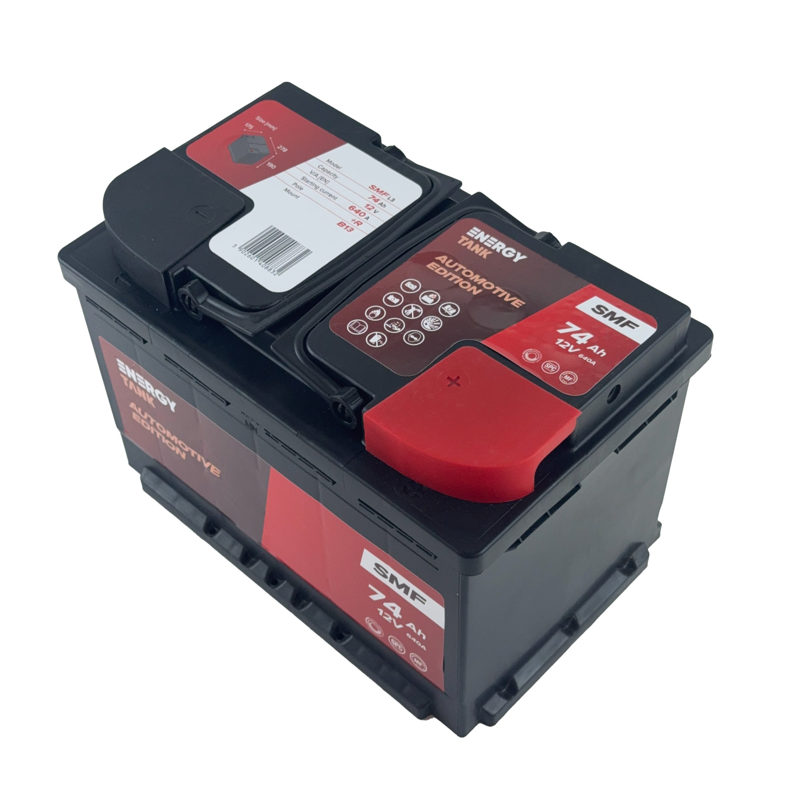 Akumulator SMF 74ah 278x175x190mm - obrazek 4