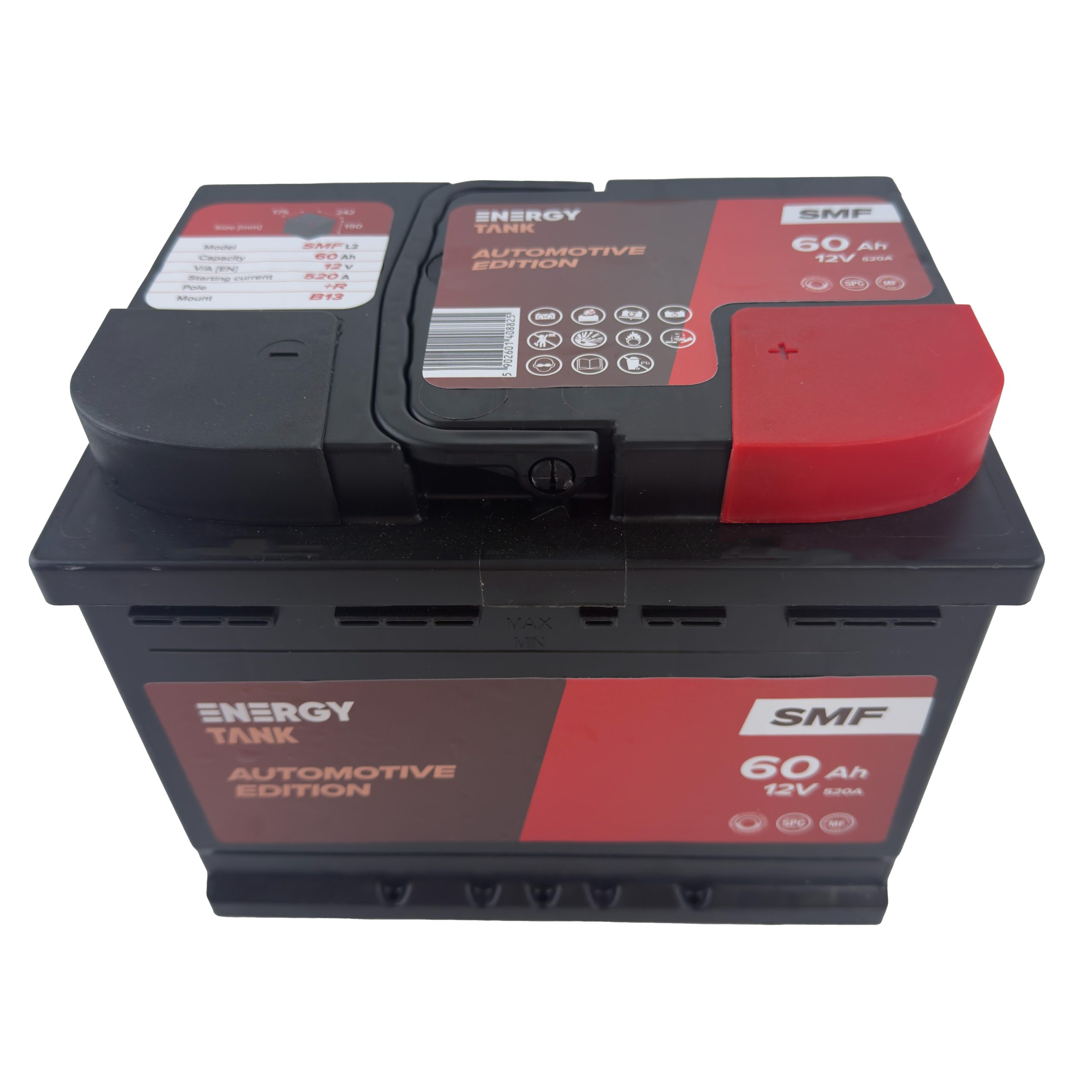 Akumulator SMF 60ah 242x175x190mm - obrazek 3
