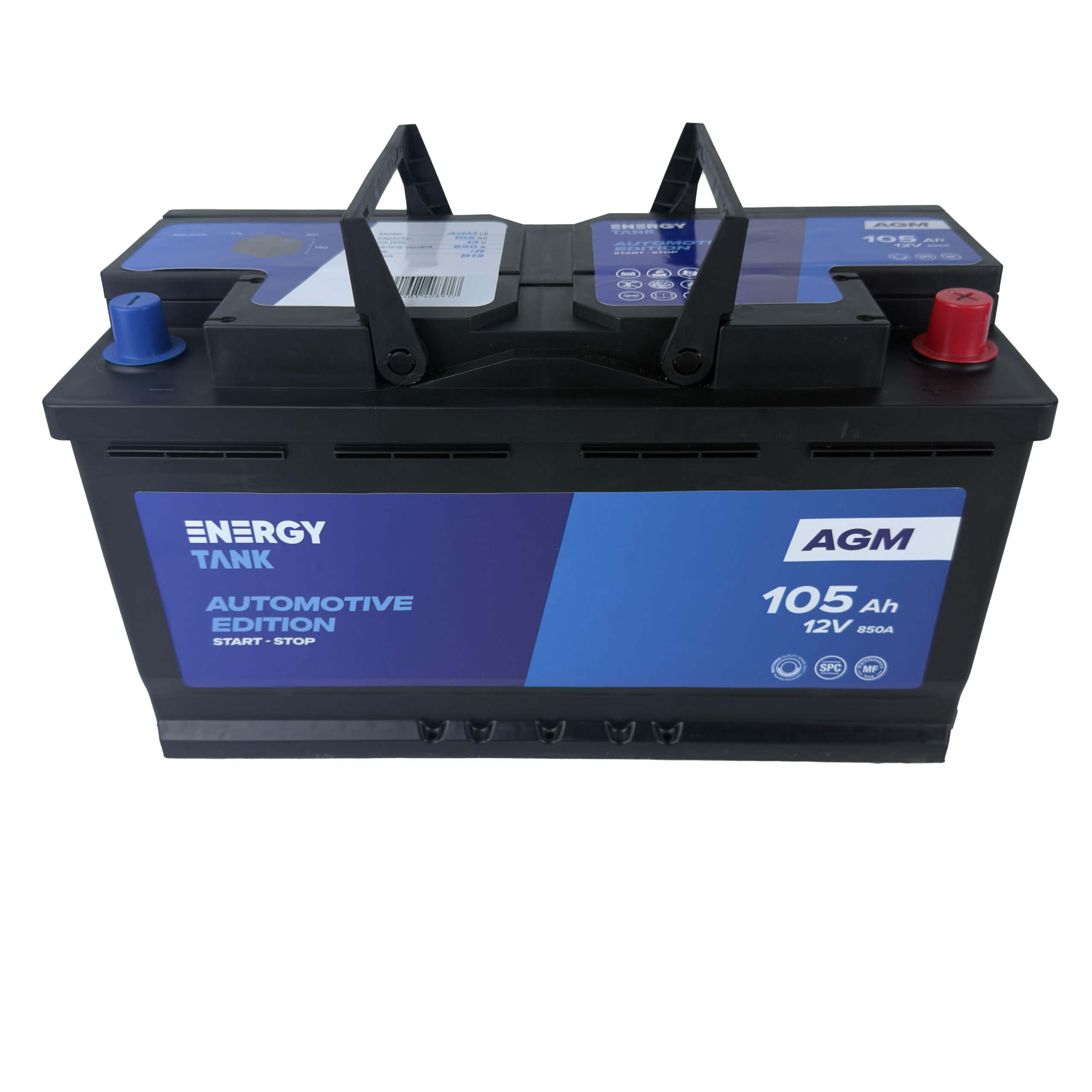 Akumulator AGM START&STOP 105ah 191x175x190mm - obrazek 3