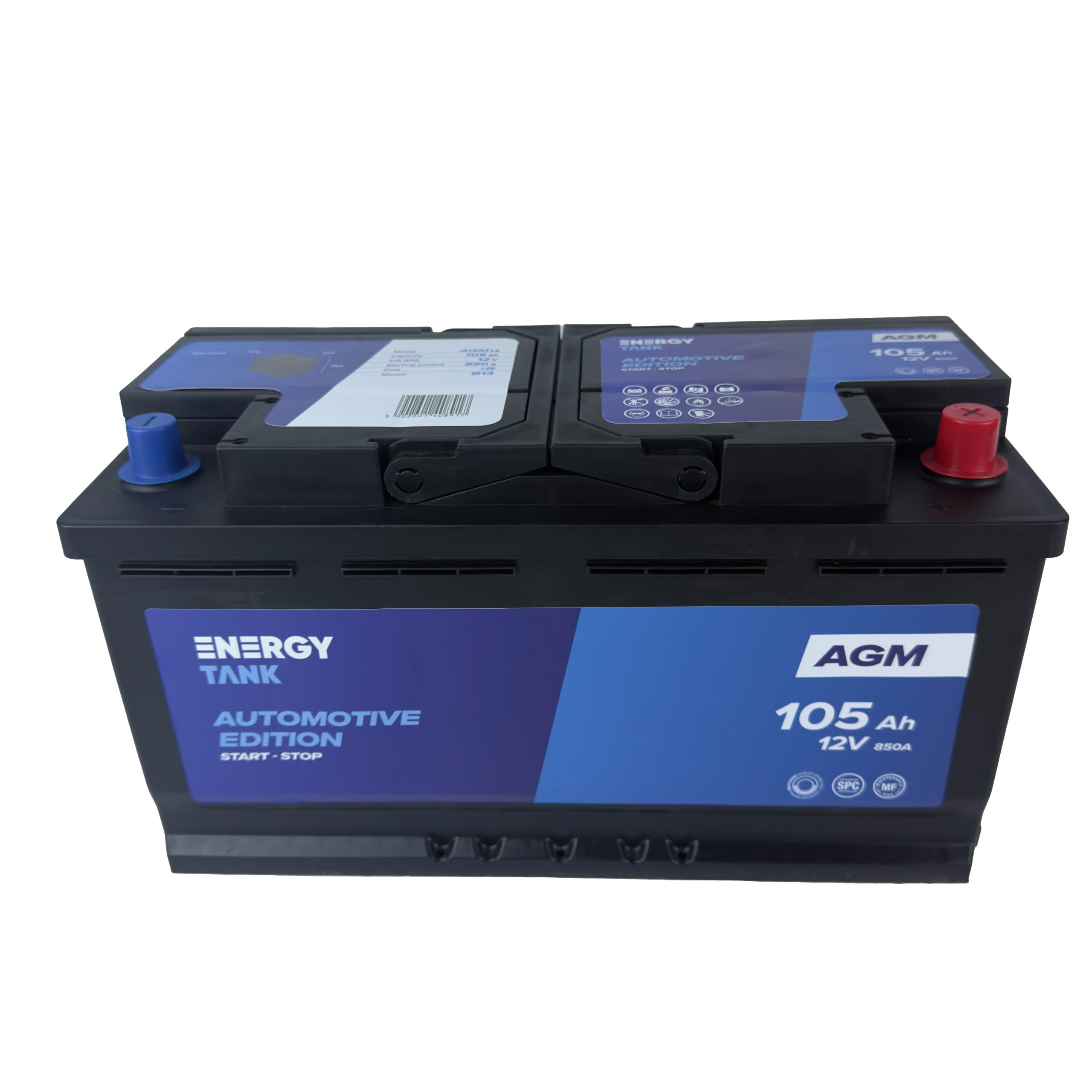 Akumulator AGM START&STOP 105ah 191x175x190mm - obrazek 4